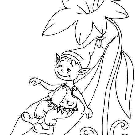 Elfe Coloriages Dessins Pour Les Enfants Lire Et Apprendre