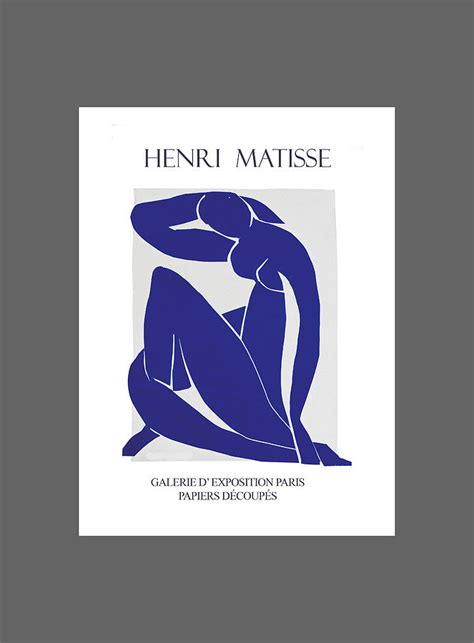 Blue Nudes Cut Outs Nude Abstract Portrait Painting By Henri Matisse