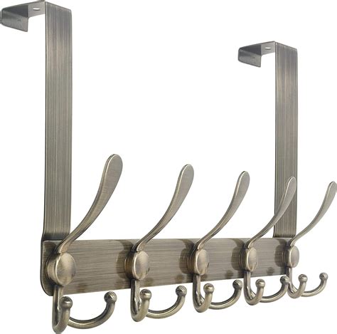 Dseap Over The Door Hook Hanger 5 Tri Hooks Heavy Duty Metal Coat