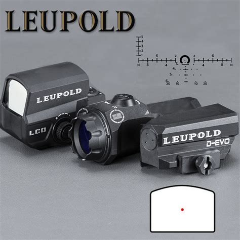 Leupold Dual Enhanced View Optic D Evo Reticle Rifle Scope Magnifier With Lco Red Dot Sight