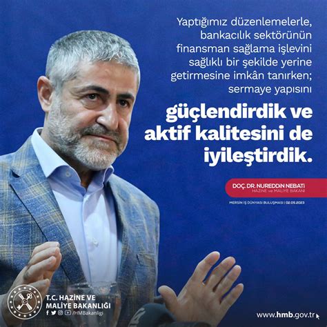 Dr Nureddin NEBATİ on Twitter Yaptığımız düzenlemelerle bankacılık