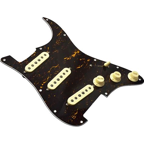 Mojotone Quiet Coil With Hot Bridge Strat Prewired Pickguard