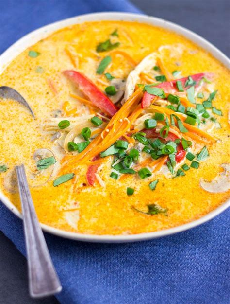 Coconut Curry Chicken Soup With Quinoa One Clever Chef