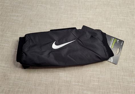 Nike Pro Football Hyperwarm Handwarmer Swoosh Logo Black White One Size