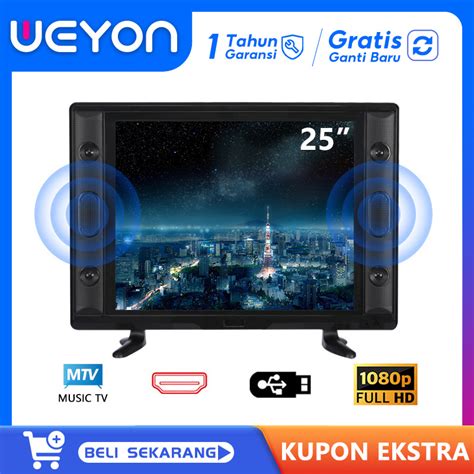 WEYON TV Led Digital Analog 24 25 Inch Murah Promo Tv Led 24 Inch Tv