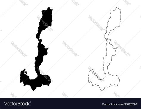 Ilocos region map Royalty Free Vector Image - VectorStock