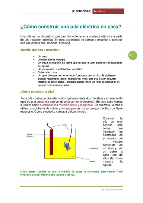 Cómo construir una pila eléctrica casera by Susana Oubiña Falcón Issuu