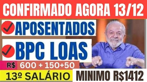 Chegou Em Boa Hora Bpc Aposentados Novidade Inss No Dou