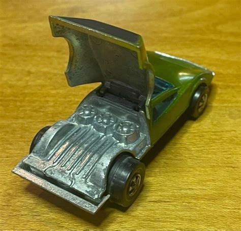 Vintage Mattel Hot Wheels Tri Baby Lime Green Very Good Condition