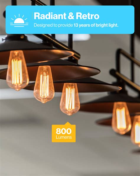 ST64 LED Filament Bulbs | LED LIGHTING | SUNCO – Sunco Lighting