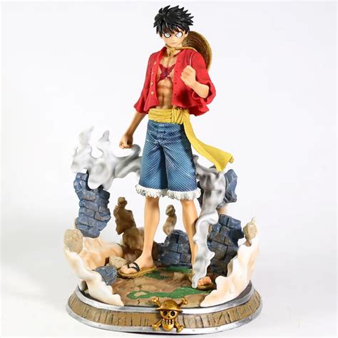 One Piece 36cm Monkey D Luffy Color of Arms Haki Ver. Statue Figure ...