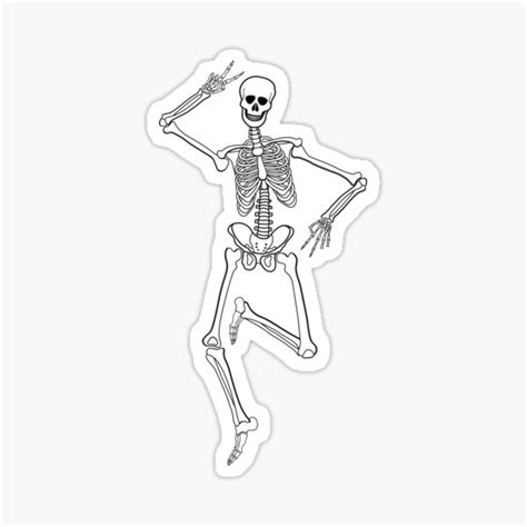 Skeleton Sticker Atelier Yuwaciaojp