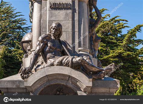 Punta Arenas Chile December 2008 Ferdinand Magellan Statue Detail ...