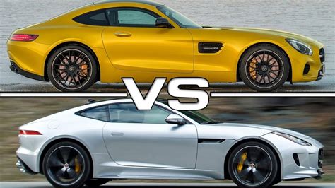 2016 Jaguar F Type R Vs 2016 Mercedes AMG GT YouTube