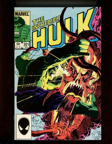 1984 The Incredible Hulk 301 Crossroads 9 0 Comic Books