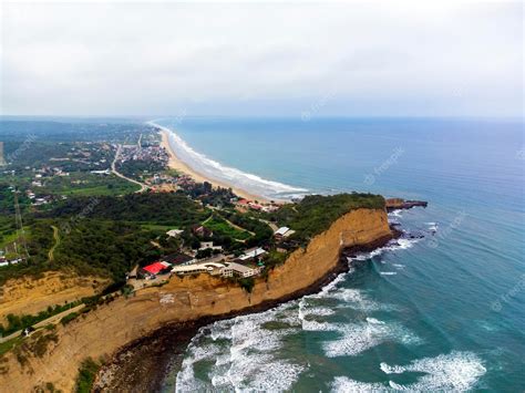 Premium Photo Aerial View Of Montanita Beach In Ecuador