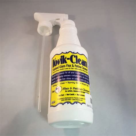 Kwik Clean Flux And Patina Remover Sun And Moon Stained Glass Co Stained Glass Supplies And Tools