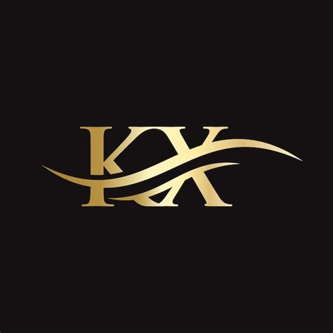 Kx Letter Linked Logo Para Identidade De Negócios E Empresa Carta