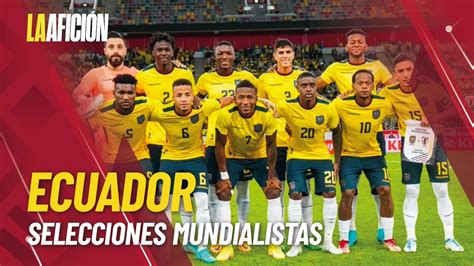 Perfil De La Selección De Ecuador Jugadores Director Técnico Y Candelario En Qatar 2022 Youtube