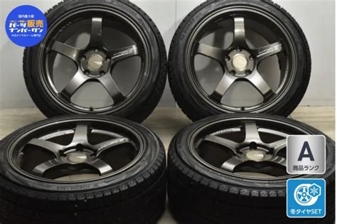 JDM YOKOHAMA WHEEL set 4wheels set 18 inch 9J +53 PCD 120 245/40R18 93 ...