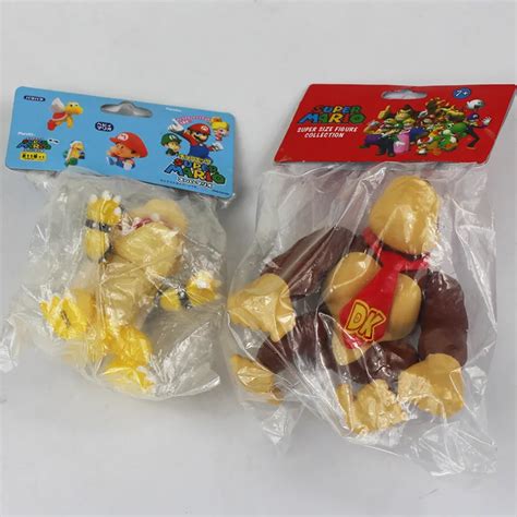 Venda Quente Anime Super Mario Bros Koopa Bowser PVC Boneca Burro Kong