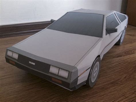 Delorean Stock Model Diy Papercraft Built By Jakub Wieliczko Of Poland