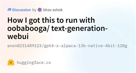 Anon8231489123 Gpt4 X Alpaca 13b Native 4bit 128g How I Got This To