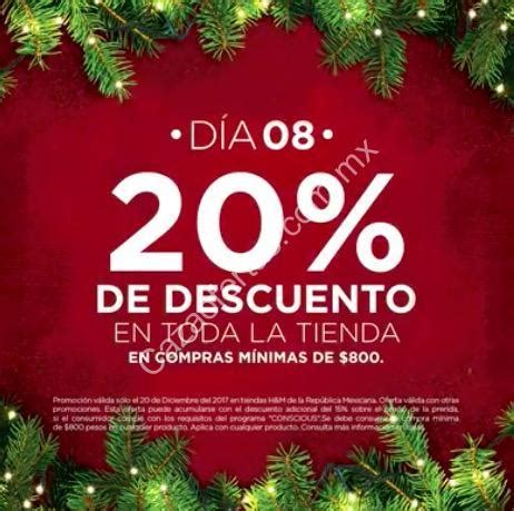 Promoción de Navidad H M 20 de diciembre 20 de descuento en toda la