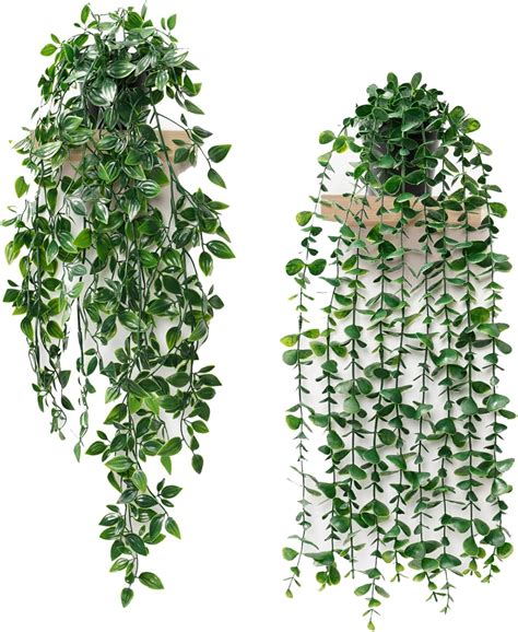 Dremisland Artificial Plant Eucalyptus Set Of 2 Decorative Artificial