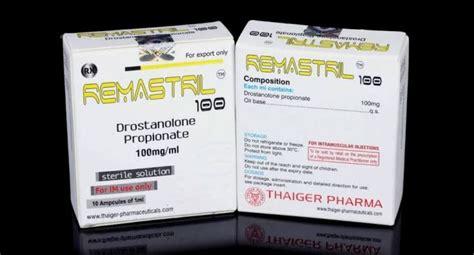 Thaiger Pharma Remastril Mg Drostanolone Propionate At Rs Box