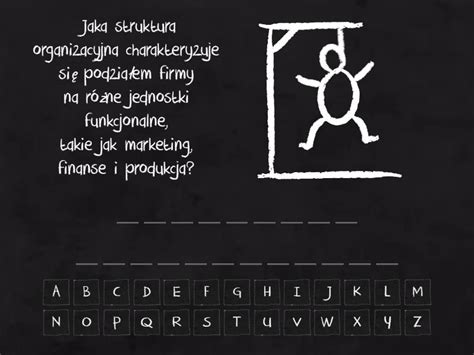 Struktury Organizacyjne Hangman