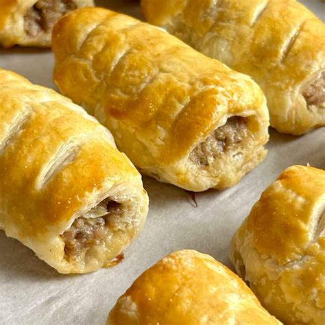 Puff Pastry Sausage Rolls