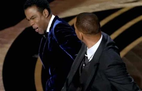 Will Smith Smacks Chris Rock In The Face On Oscars Stage After Joke ...