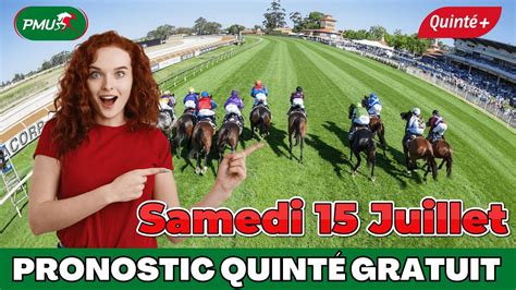 Pronostic Quinté Samedi 15 07 2023 R1C4 Enghien YouTube