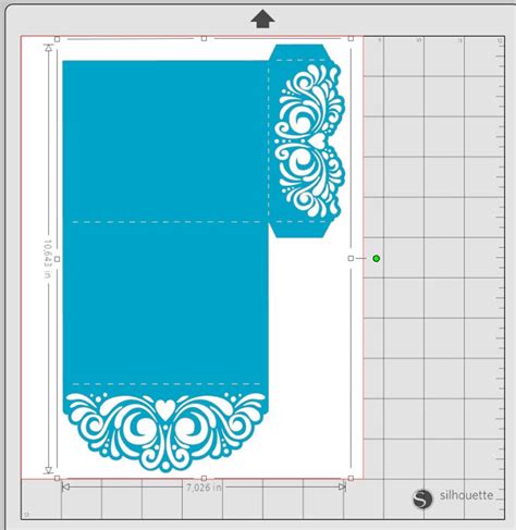 Tri Fold Wedding Invitation Pocket Envelope SVG Template Etsy UK