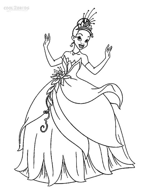 Coloriages Princesse Tiana Coloriages Gratuits à Imprimer