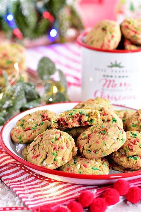 Soft Baked Christmas Sprinkle Cookies {video} Tidymom®