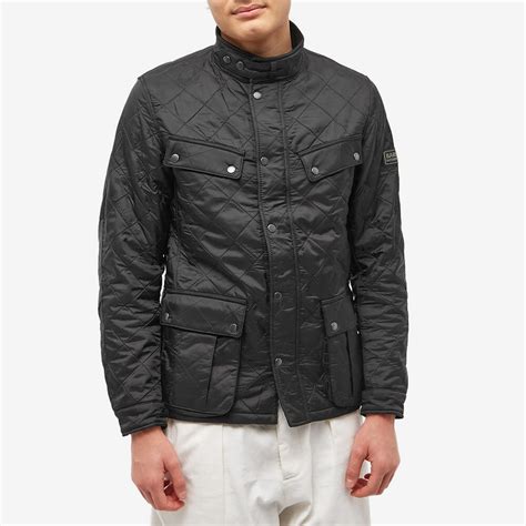 Barbour Men S International Ariel Polarquilt Jacket In Black Barbour