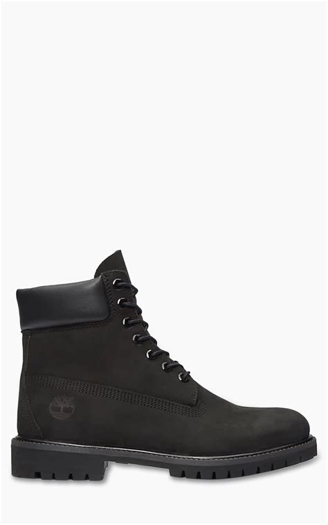 Timberland Premium 6 Inch Boot Black Nubuck Cultizm