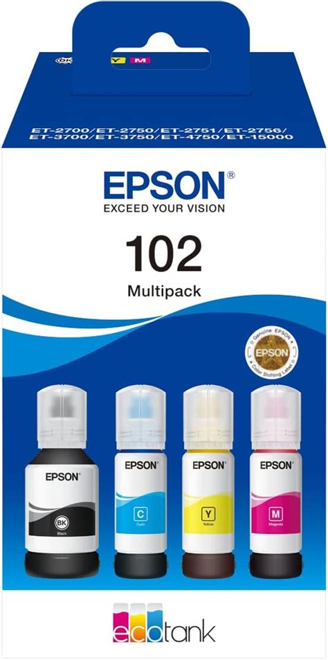 Epson Ecotank Genuine Multipack Ink Bottles Amazon Co Uk