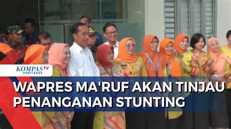 Kunker Ke Kalbar Wapres Ma Ruf Amin Akan Tinjau Penanganan Stunting Di