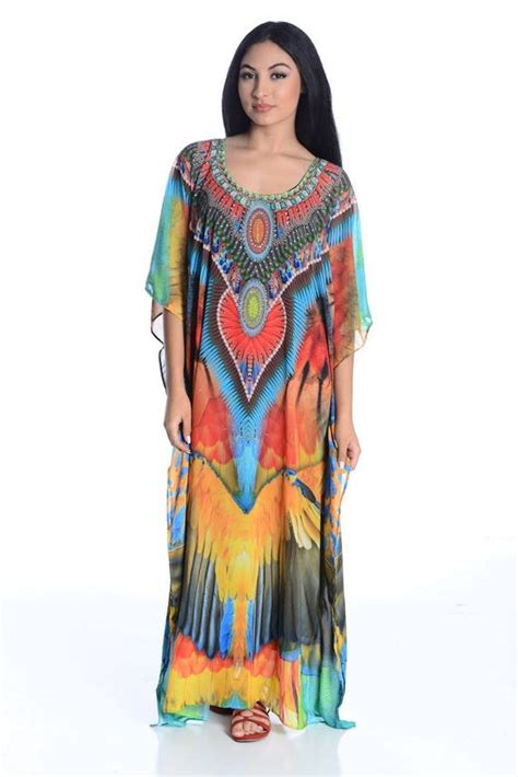 Sale Kaftan Dress Caftan Maxi Plus Size Moroccan Dress Feather Etsy