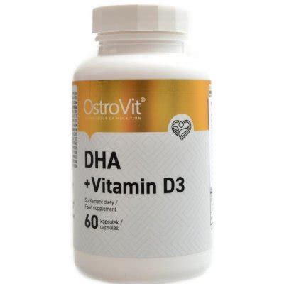 Ostrovit DHA vitamin D3 60 kapslí od 8 53 Heureka sk