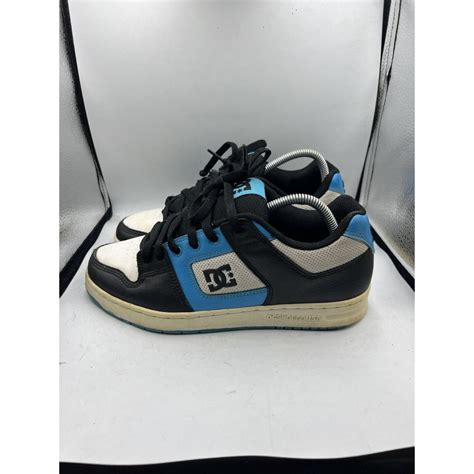 DC MANTECA 2 Mid Skateboard Shoes Blue White Black... - Depop