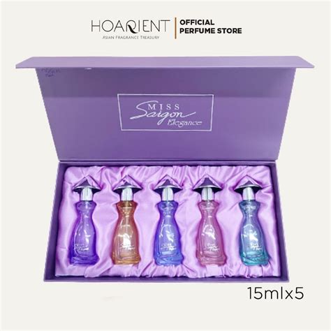 Bộ Sưu Tập Nước Hoa Miss Saigon Elegance Edp 15ml X 5 Shopee Việt Nam