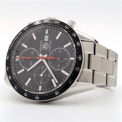 TAG Heuer Carrera Black Dial Chronograph 41MM Automatic Steel... for $2,495 for sale from a ...