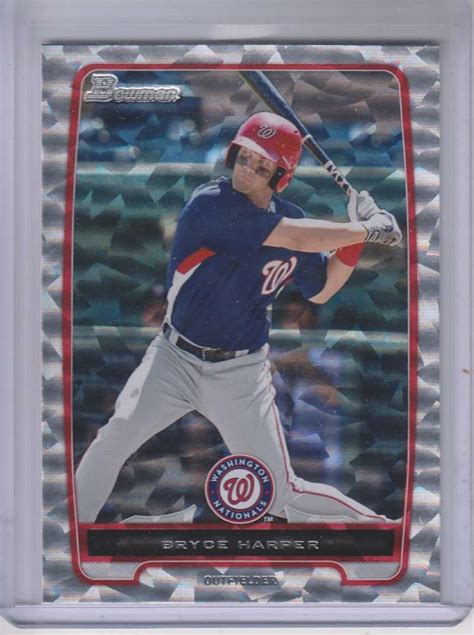 Bowman Prospects Silver Ice Bp Bryce Harper Nationals Nm Mt Ebay