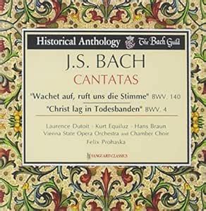 Bach J S Cantatas Bwv4 140 Dutoit Vienna Op Orc Prohaska Amazon