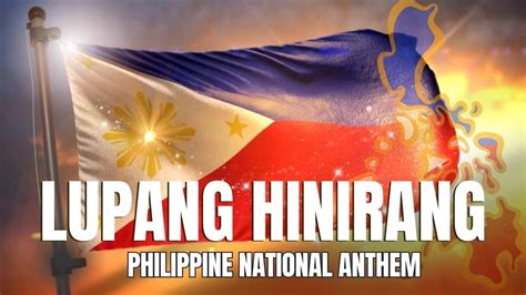 Philippine National Anthem Lupang Hinirang Tlen 40 Off