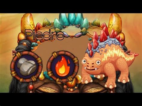 My Singing Monsters Piedro Todos Los Monstruos Isla Ambar Youtube